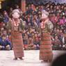 the two Princesses, Dance of the Noblemen and the ladies (Pho legs mo legs), Paro Tshechu (tshes bcu), dance arena, Paro Tshechu (tshes bcu), 3rd day