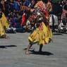Dance of the Raksha (Raksha mang 'cham): one of the raksha, Paro Tshechu (tshe bcu), 4th day