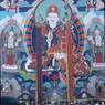 Thangka of Guru Rinpoche and his Eight manifestations, which brings liberation by sight (mthong grol) Paro Tshechu (tshe bcu), early morning 5th day
