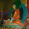 A statue of Shakyamuni in Derge Monastery's Assembly Hall.