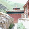 Mani wall by Namgyel Temple at Derge Monastery.&nbsp;