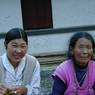 Tibetan women in the street.