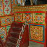 The left side of the Dalai Lama throne in the Assembly Hall.