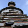 Close-up of the stupa.