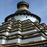 Close-up of the stupa.