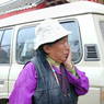 Old Tibetan woman.