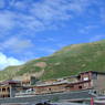 Tibetan houses on the edge of town.