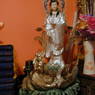 A statue of the goddess Kuanyin.