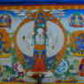 Mural of 1000-armed, 1000-eyed Avalokitesvara.