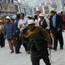 Tibetans going about their business on the Barkhor.