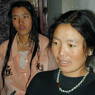 Two lay Tibetan girls visiting the nunnery.