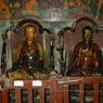 Statues of Sakya lamas in the Sakya Lineage Chapel.