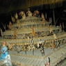 A three-dimensional mandala devoted to the Tantric deity Samvara located in the Sakya Lineage Chapel.