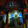 A large statue of a buddha.