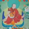 Close up of Trulzhik Senge in the mural of the early masters of the Longchen Nyingthik Lineage.