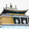 A roof of one of the palace buildings.