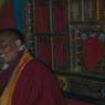 Abbot Dorji Tashi inside the monastery.
