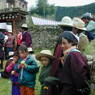Nomad children waiting for the religious dances to begin.