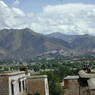 A view of the Potala Palace and Lhasa from the monastery.