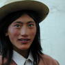 A young Tibetan nomad man in Serta Town.