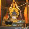 Mortuary Stupa of Abbot mKhyen rab bstan 'dzin in Loseling Assembly Hall