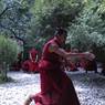 Monks debating at Loseling