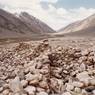 The remains of a structure with coherent wall segments overlooking the upper Sherang (<i>she rang</i>) Valley.