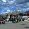 On the plaza to the west of the Jokhong temple.