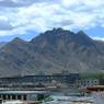 View of mountains from roof of Mandala Restaurant