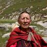 A nun who is one of residents of gNas snang hermitage