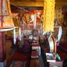 Interior of the main temple, bKra shis chos gling hermitage