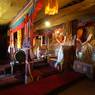 Interior of the main temple, bKra shis chos gling hermitage