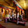 Interior of the main temple, bKra shis chos gling hermitage