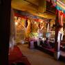 Interior of the main temple, bKra shis chos gling hermitage