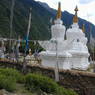 The stupa complex in the village of sMu pa, in Kong po