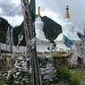 The stupa complex in the village of sMu pa, in Kong po