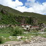 View of Chilpu (<em>spyil phu</em>) Monastery from the front.