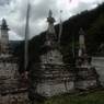 Types of chorten built near by Karney goenpa