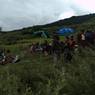 People gathered for events witnessing Chha pitching umbrellas as shelter of sun