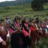 Bropon (lead master) and followers performing Bro  last steps  before closing for first day festivals