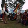 Beautiful scene of dancing Nubchham/Gonpo and Gonmo