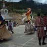 Gonpo Gonmo chham performed in west direction from Guru statue