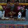 An offering to Thongdrel at Nangkor tsechu