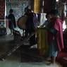 They are starting a ritual for the Nangkor Lhakhang