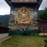 A sculpted Guru Rinpoche at Choki Traditional Art School.